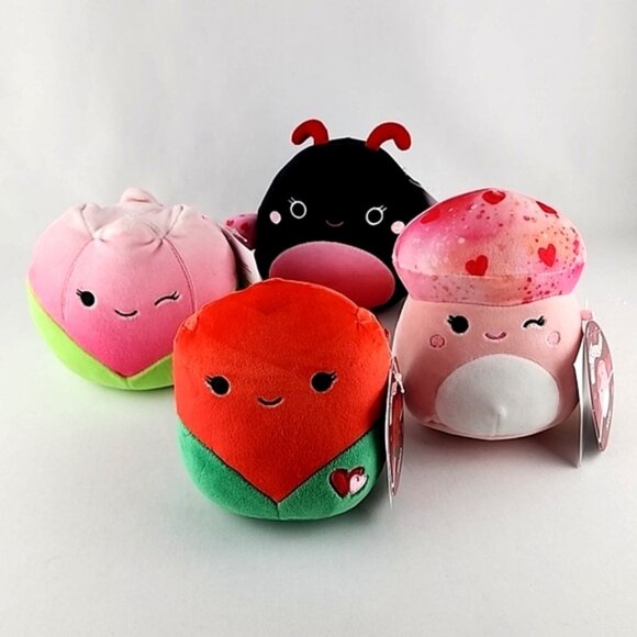 Squishmallows Original 4 x 8 Plush Toys Bundle Ladee Molly Bridgie Walsh Small - Picture 2 of 16